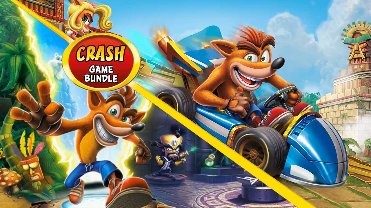 خرید بازی Crash Bandicoot Bundle - N. Sane Trilogy + CTR Nitro-Fueled