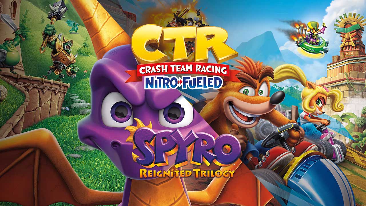 خرید بازی Crash™ Team Racing Nitro-Fueled + Spyro™ Game Bundle